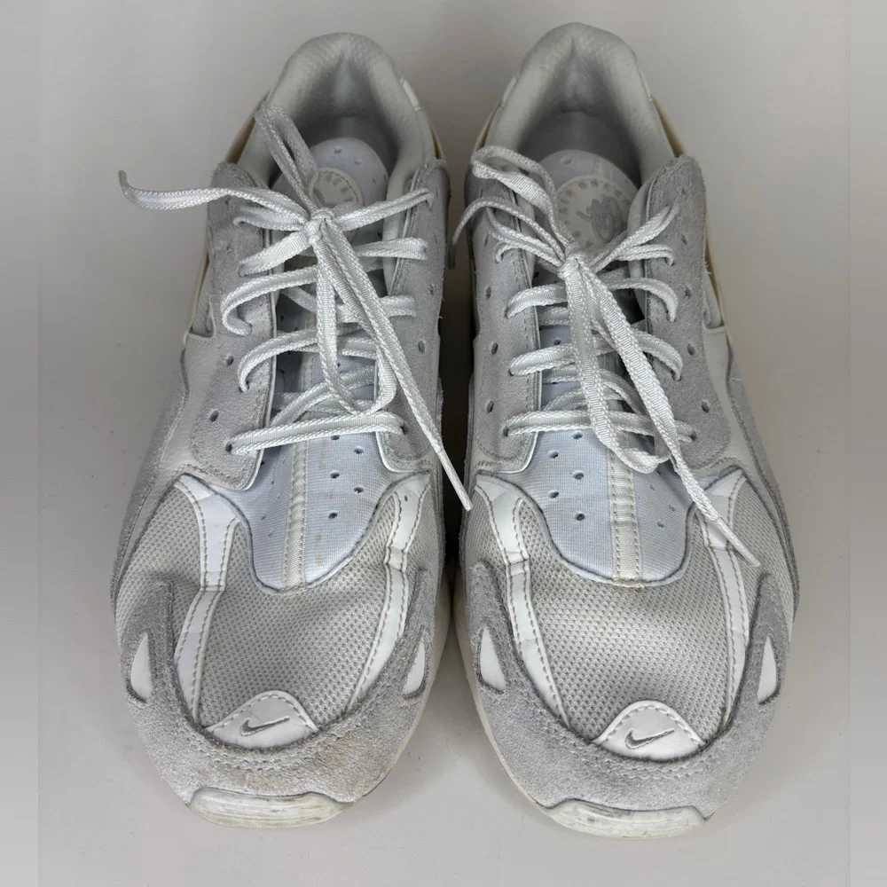 Nike Air Huarache Runner Summit White Platinum DZ3306-100 Mens Size 11.5 Shoes - Picture 10 of 16